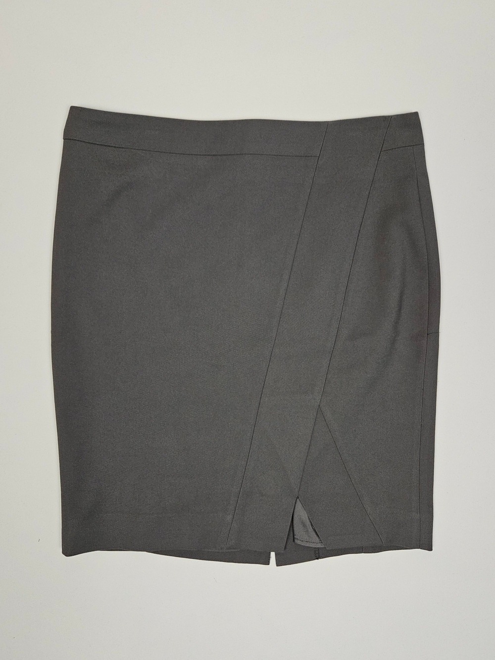 RW&CO Grey Pencil Skirt Size 8 Career Office Workwear Stretch Lined